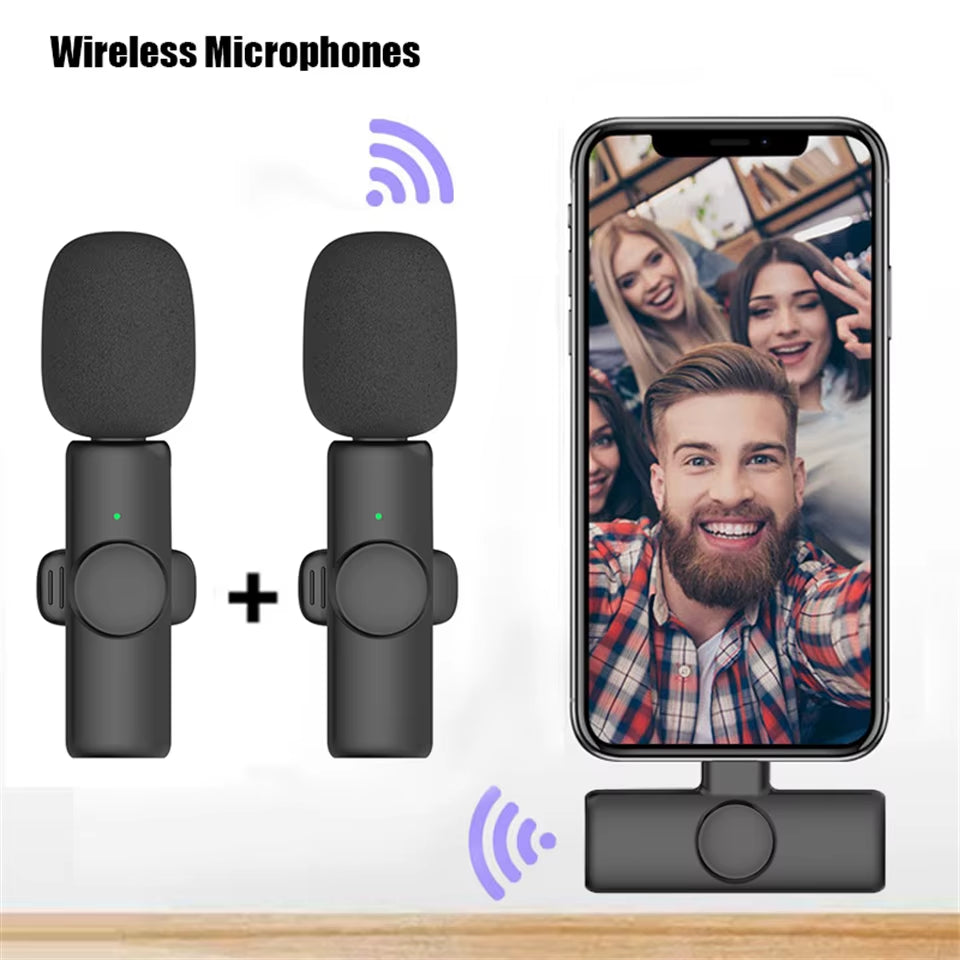 Lapel microphone clip-on design for hands-free video recording and interviews