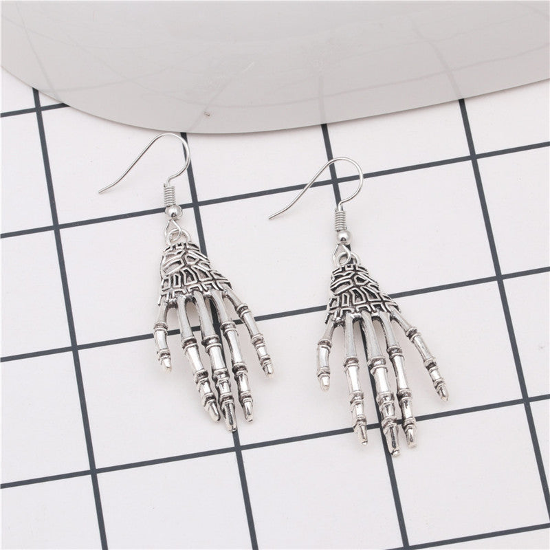 Halloween shin bone earrings