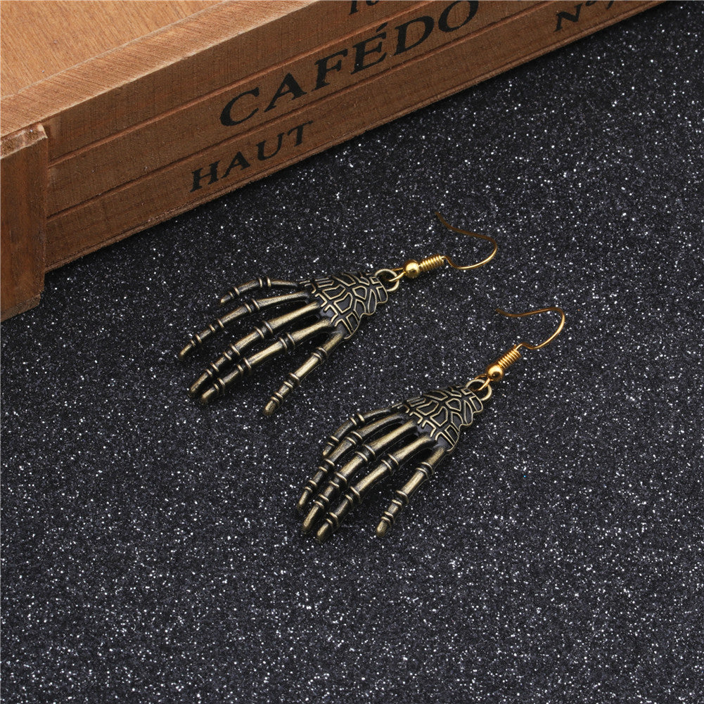 Halloween shin bone earrings