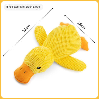 Dog Toy Plush Sleeping Duck Bite-resistant Molar Voicing