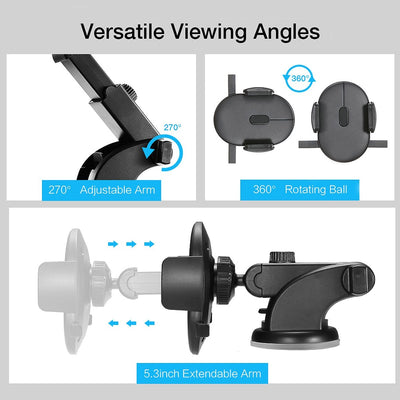 Car Phone Holder Long Rod Telescopic