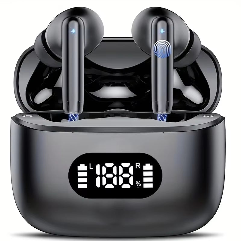 Black True Wireless Earbuds