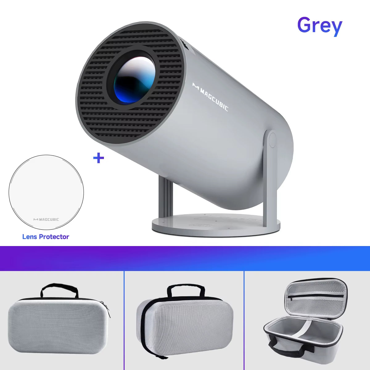 Portable projector compact design for indoor and outdoor entertainment