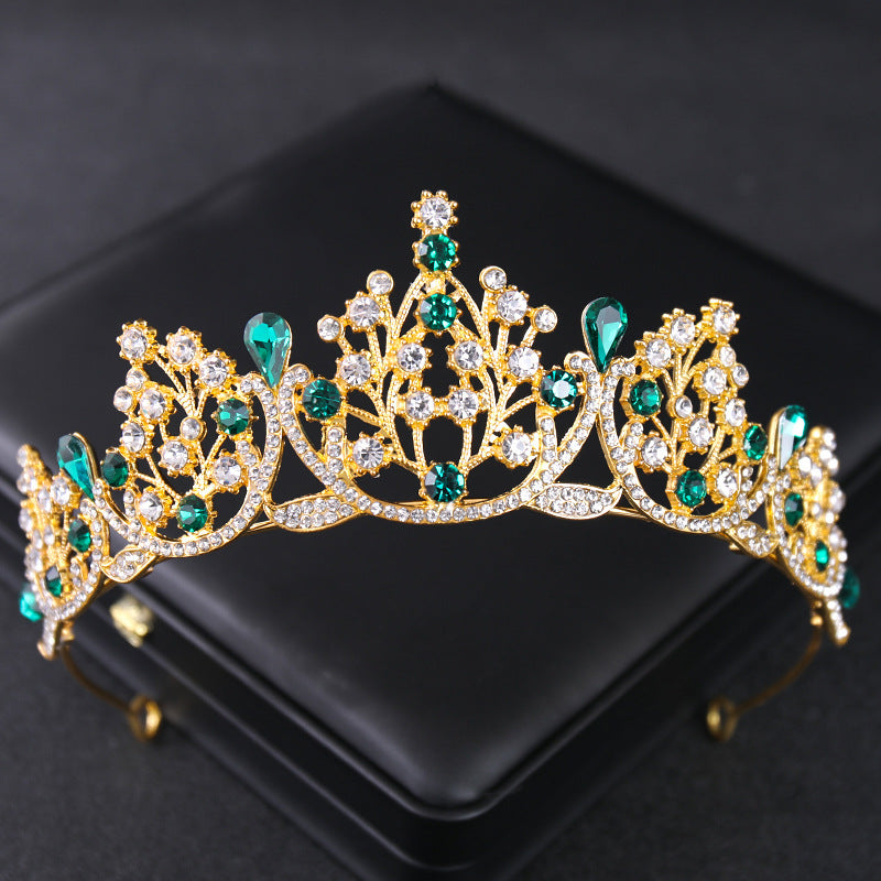 Women's Fashion Vintage Rhinestone Crown Tiara