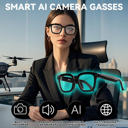 【Black Friday Deal】 Bluetooth smart glasses wearable technology