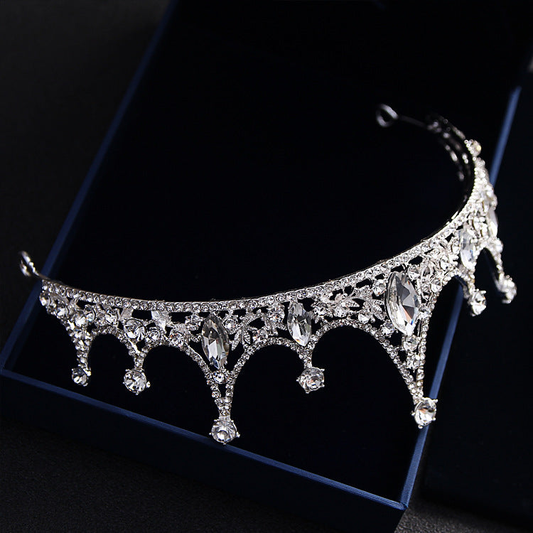 Korean Princess Bride Wedding Wedding Tiara jewelry hair