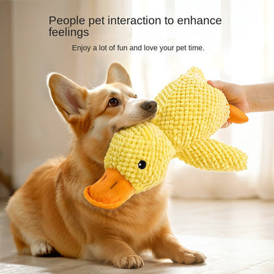 Dog Toy Plush Sleeping Duck Bite-resistant Molar Voicing