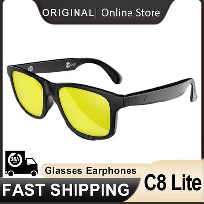 Yellow Lens Audio Glasses