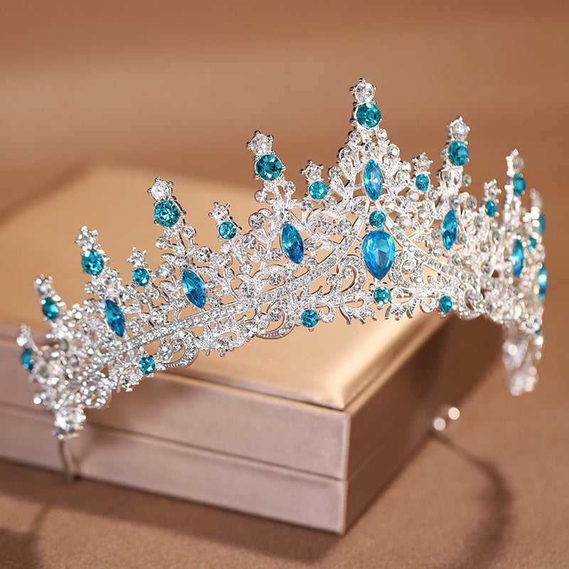 Crown Tiara Alloy Inlaid Rhinestone Crystal