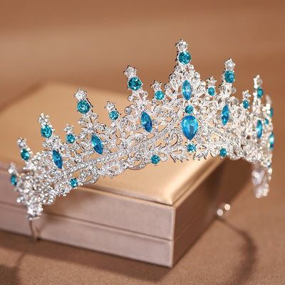 Crown Tiara Alloy Inlaid Rhinestone Crystal