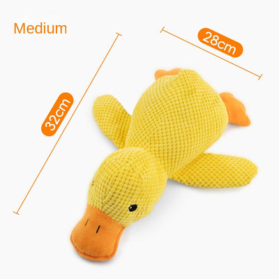 Dog Toy Plush Sleeping Duck Bite-resistant Molar Voicing