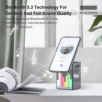 Multi-device wireless charging station with LED night light