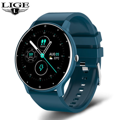 Lige fitness tracker watch with advanced health monitoring technology