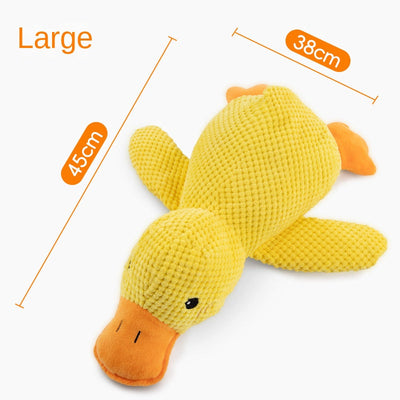 Dog Toy Plush Sleeping Duck Bite-resistant Molar Voicing