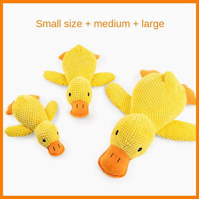 Dog Toy Plush Sleeping Duck Bite-resistant Molar Voicing