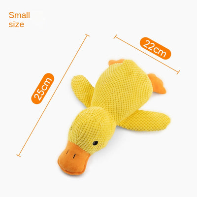 Dog Toy Plush Sleeping Duck Bite-resistant Molar Voicing