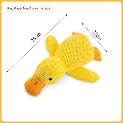Dog Toy Plush Sleeping Duck Bite-resistant Molar Voicing
