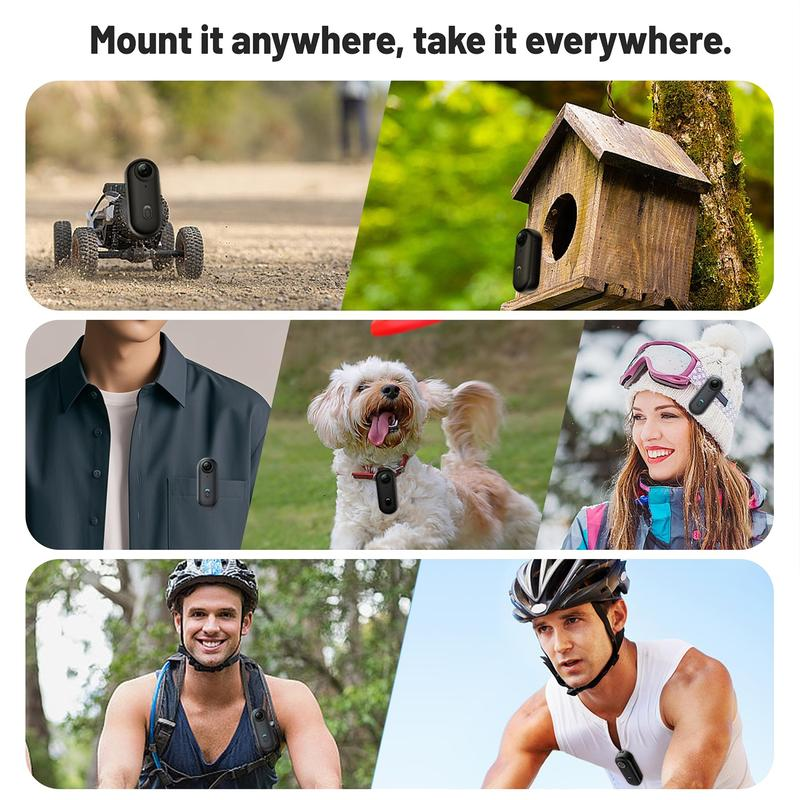 Wearable sports camera 1080p resolution