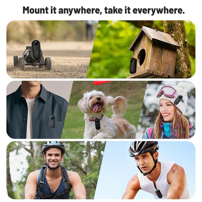 Wearable sports camera 1080p resolution