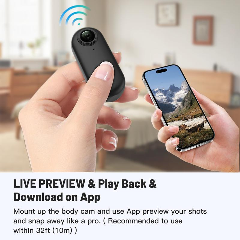 Sports camera waterproof and durable