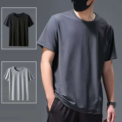 Camiseta masculina de secagem