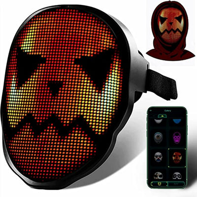 LED Mask Luminous Sichuan Opera Gesture Changing Face Mask