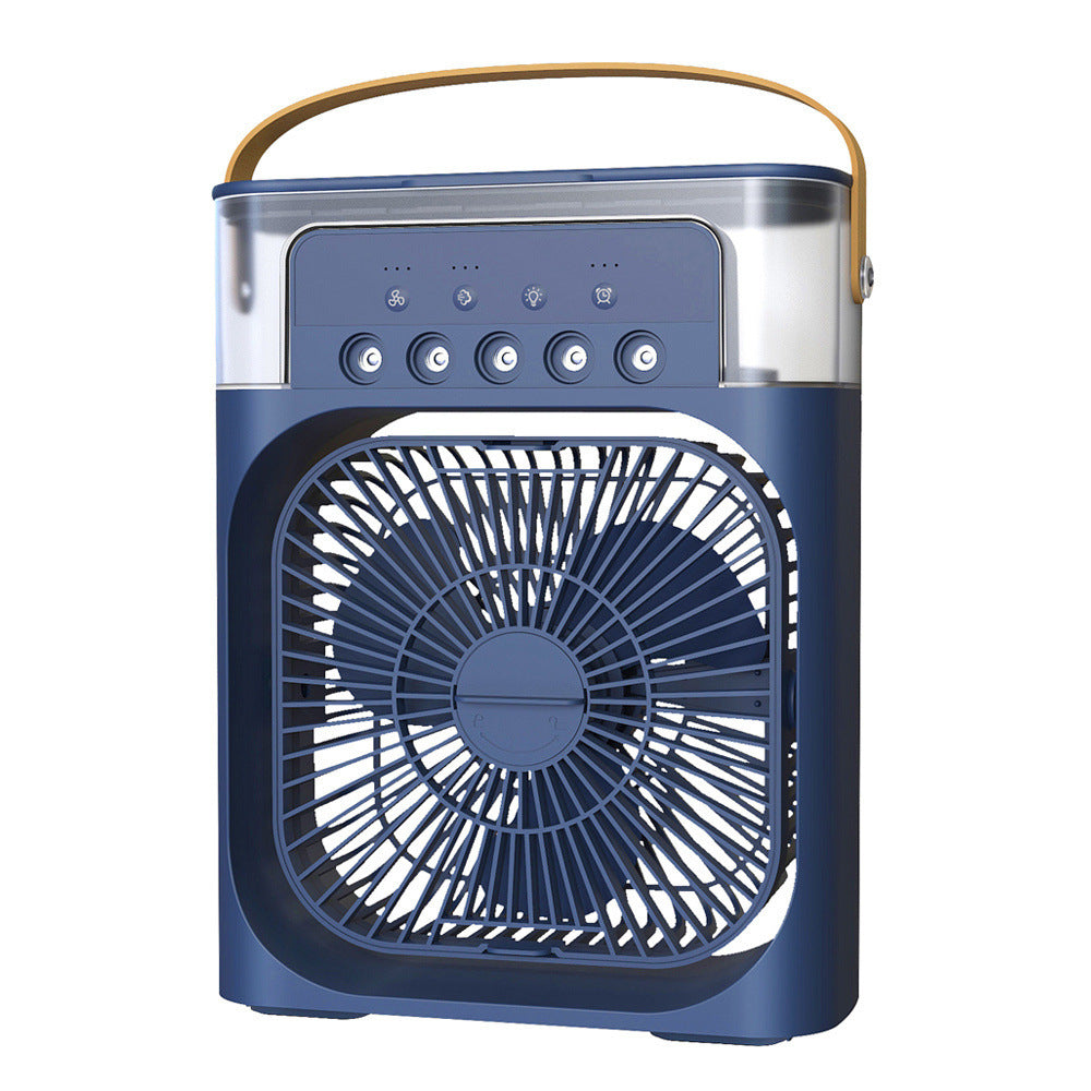 Cooler Air Conditioning Fan 600ML Water Capacity 5 Spray USB Fan Desktop Humidifier Home Cooler LED Light