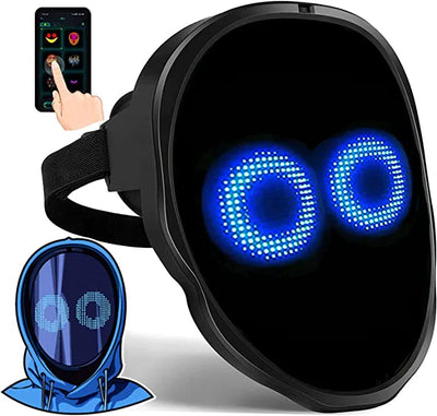 LED Mask Luminous Sichuan Opera Gesture Changing Face Mask
