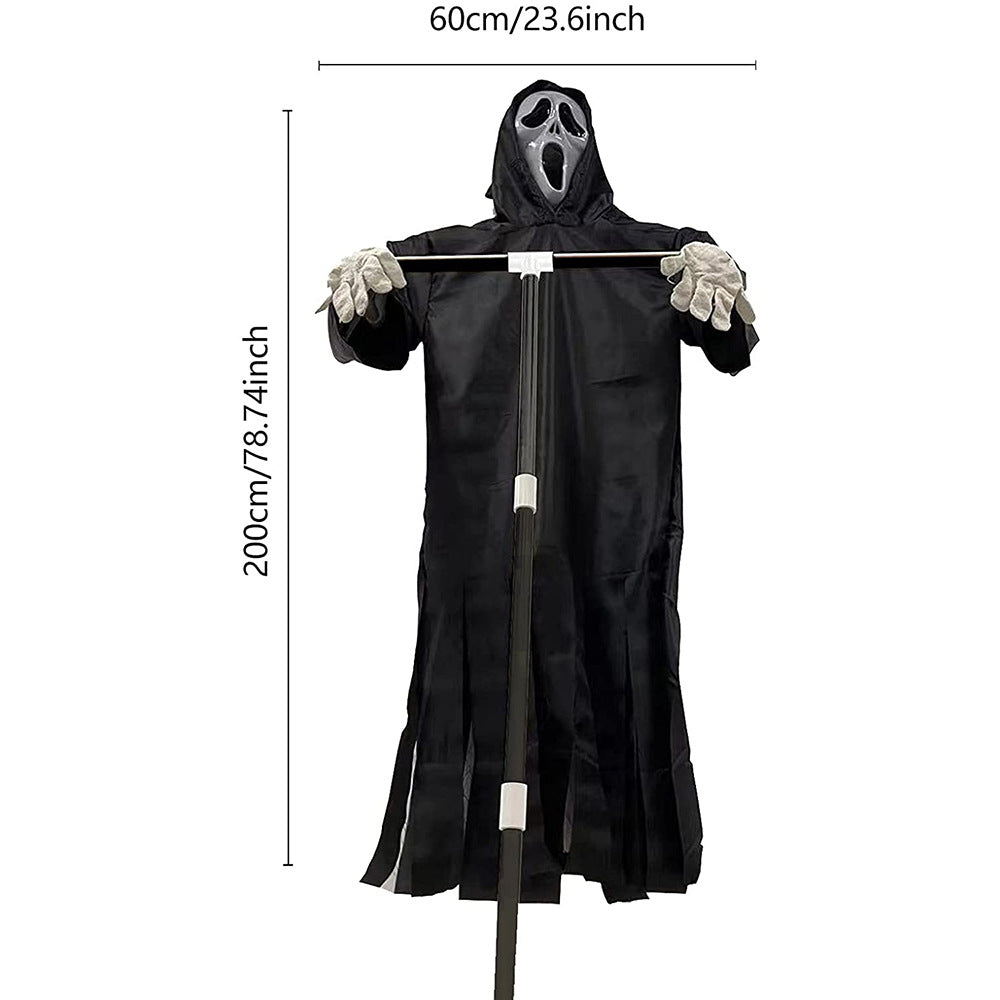 Halloween Creative Ghost Face Party Supplies Halloween Decorations Funny Hanging Ghost Pastoral Protection Scarecrow