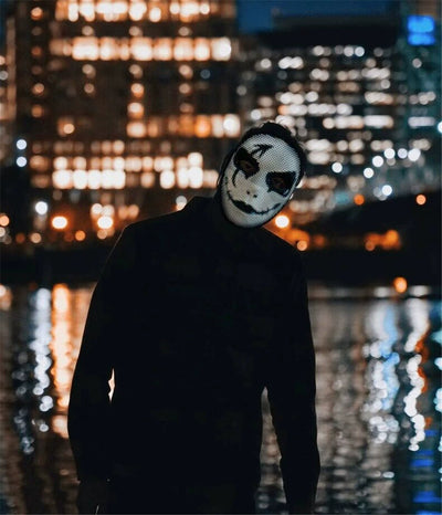 LED Mask Luminous Sichuan Opera Gesture Changing Face Mask