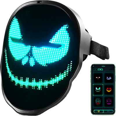 LED Mask Luminous Sichuan Opera Gesture Changing Face Mask