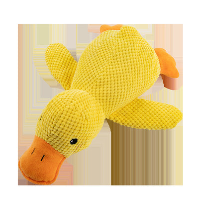 Dog Toy Plush Sleeping Duck Bite-resistant Molar Voicing