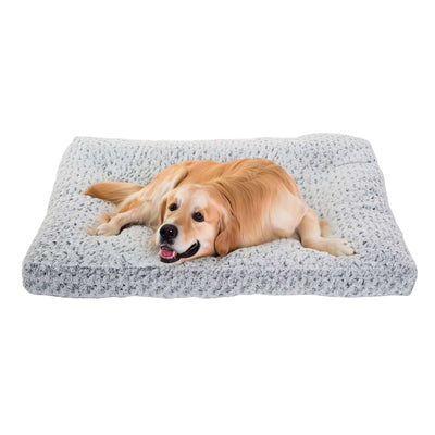 Dog Crate Bed Pad Rose Velvet