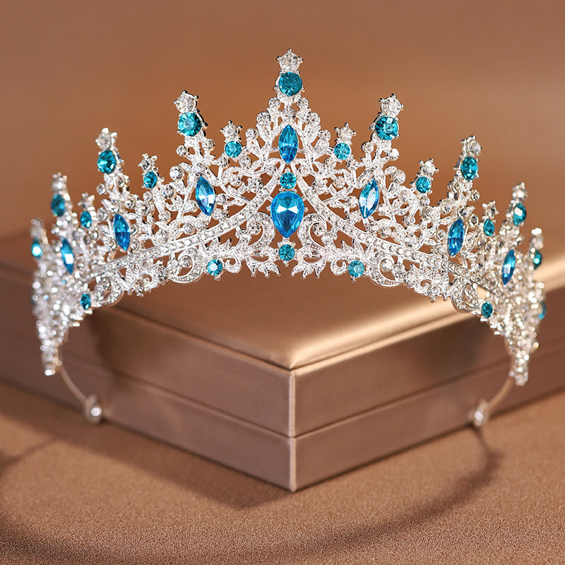 Crown Tiara Alloy Inlaid Rhinestone Crystal
