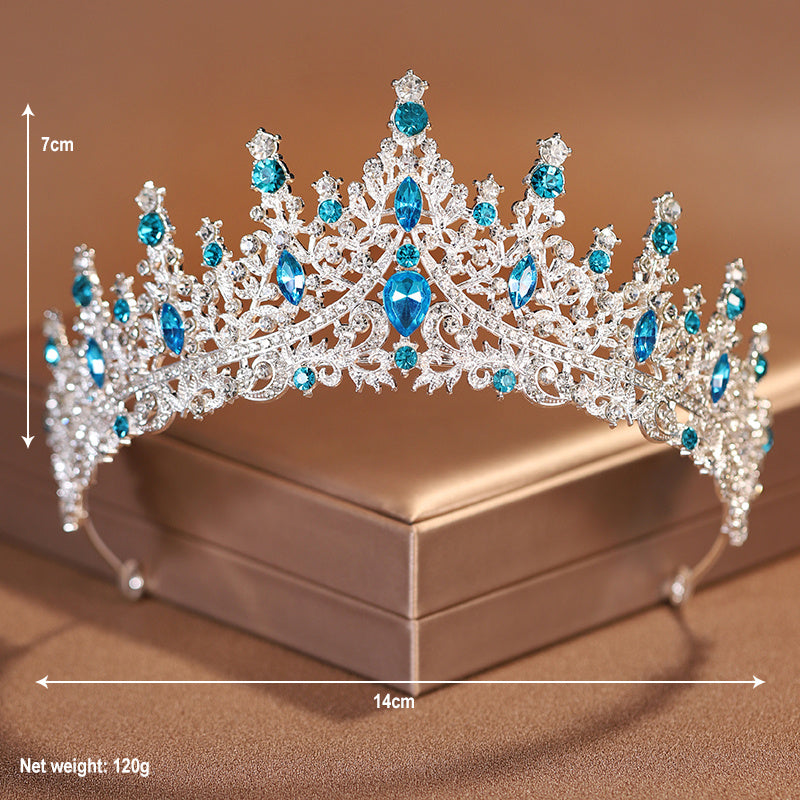 Crown Tiara Alloy Inlaid Rhinestone Crystal
