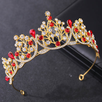 Women's Fashion Vintage Rhinestone Crown Tiara