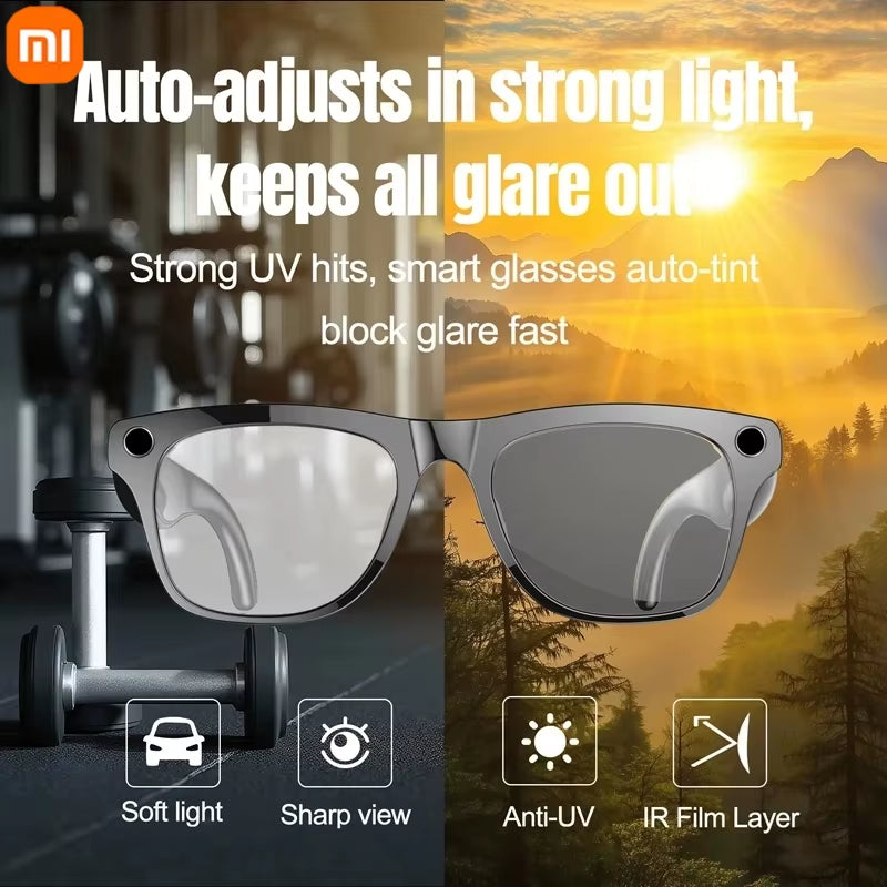 Smart glasses with Bluetooth calling and voice assistant features